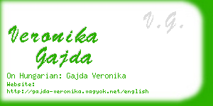 veronika gajda business card